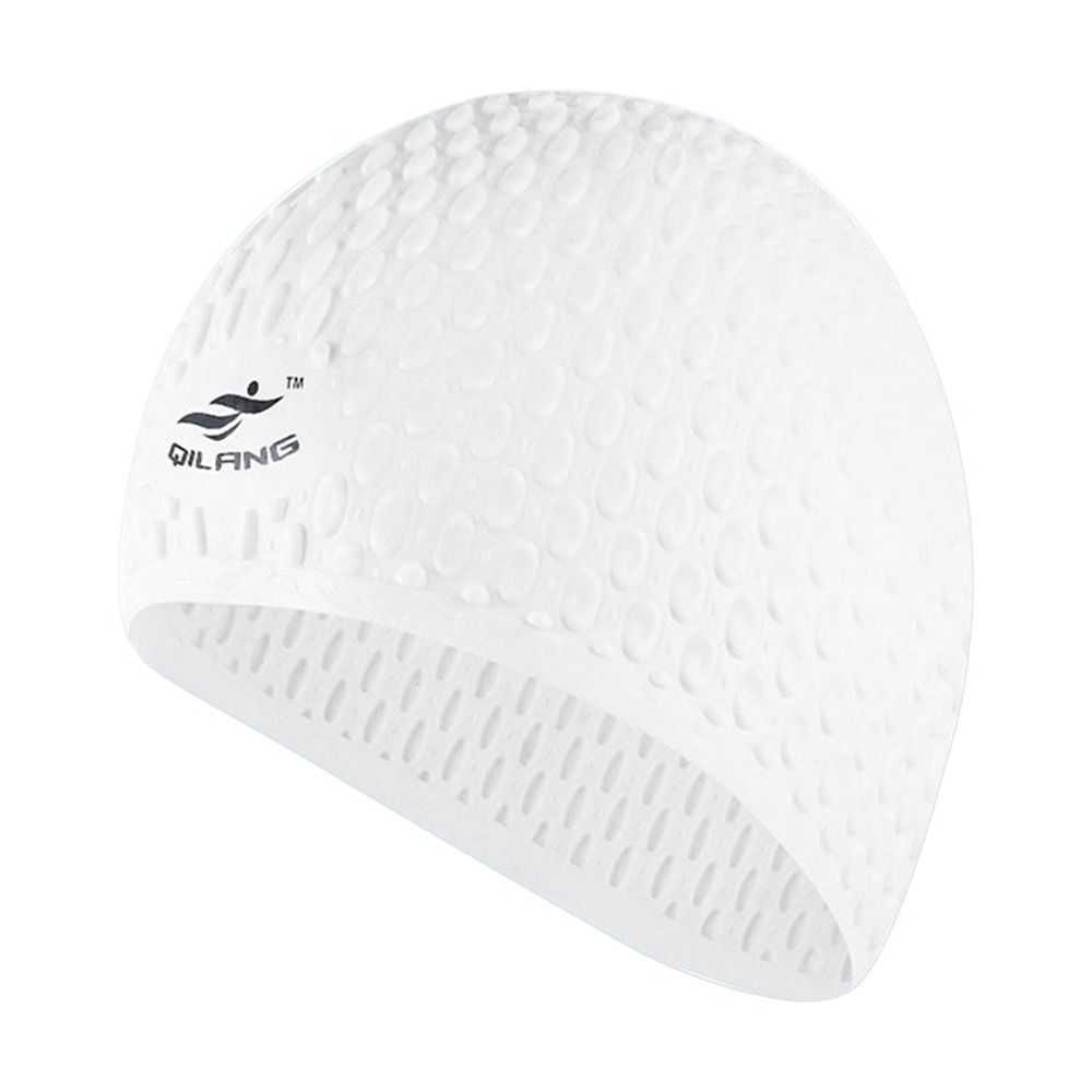 Swimming caps Fashion Adults 3D Ergonomic Design Spa Silicone Waterproof Swim Pool Hat Swimming Cap J230502