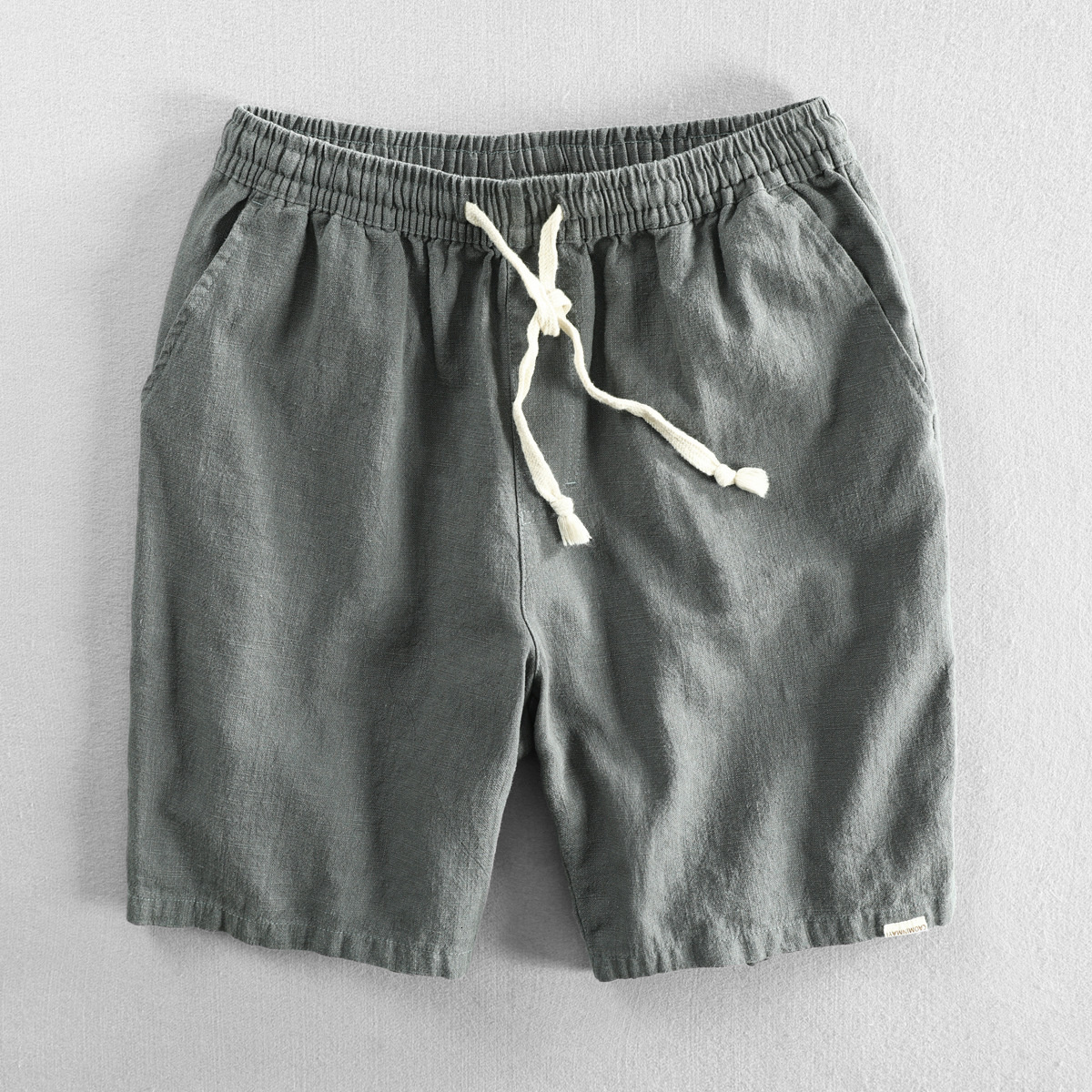 Men's Shorts Men Summer 100% Linen Shorts Japan Candy Color Beach Holiday Home Male Simple Casual Slim Fit Harajuku Soft Thin Shorts Pants 230503