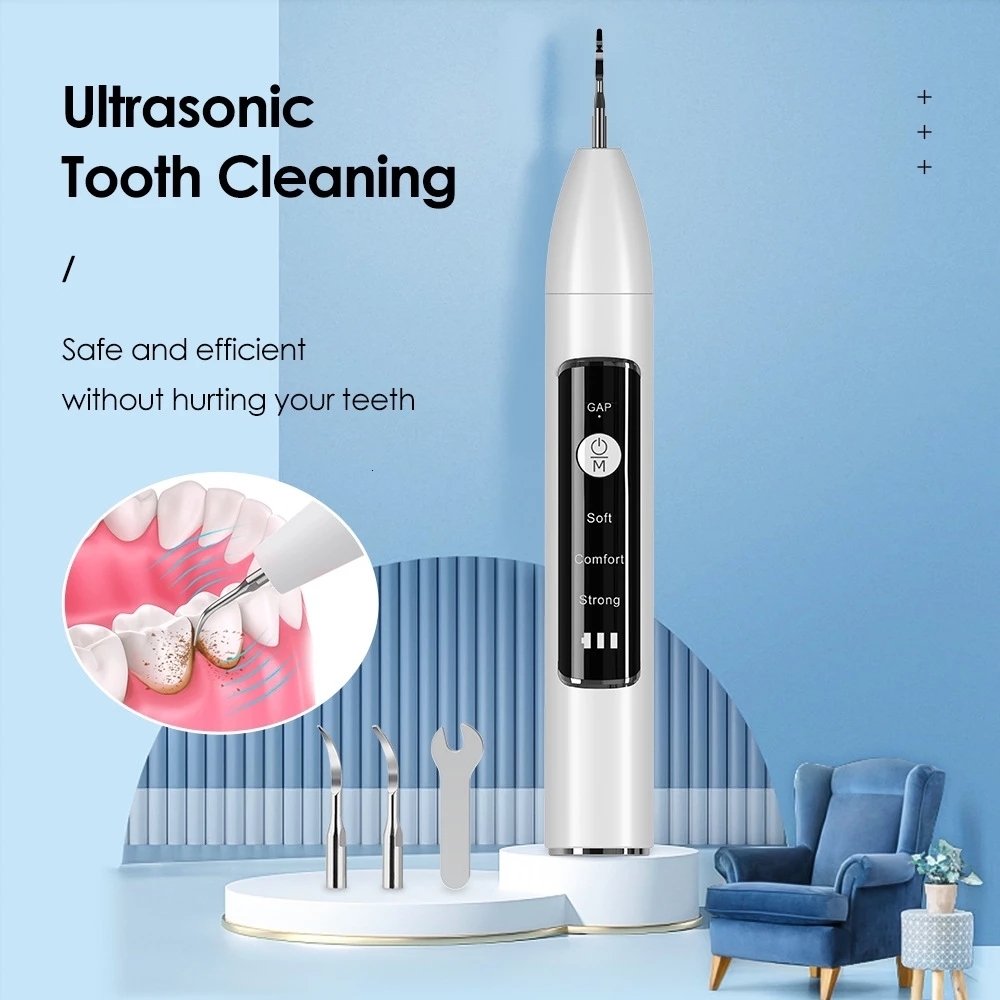 Other Oral Hygiene Ultrasonic Dental For Teeth Tartar Stain Tooth Calculus Remover Electric Sonic Teeth Plaque Cleaner Dental Stone Removal 230503
