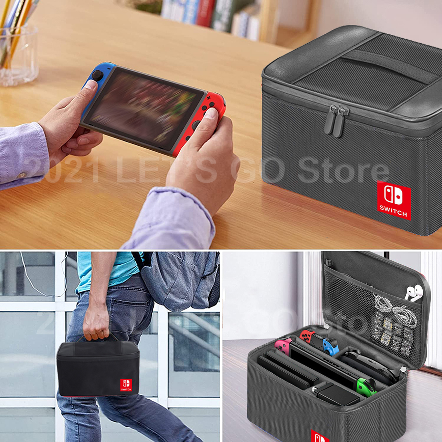 Cases Covers Bags Nintend Switch OLED Travel Carrying Case Portable Storage Messenger Bag for Console Game Accessories 230503