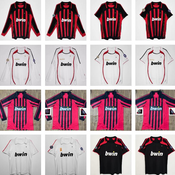 2006 2007 2008 AC MILANS Kaka Inzaghi retro soccer jerseys 06 07 08 Pato Cafu Maldini Nesta Pirlo Seedorf Gattuso Ronaldo vintage classic football shirt
2006 2007 2008 AC MILANS Kaka Inzaghi retro soccer jerseys 06 07 08 Pato Cafu Maldini Nesta Pirlo Seedorf Gattuso Ronaldo vintage classic football shirt