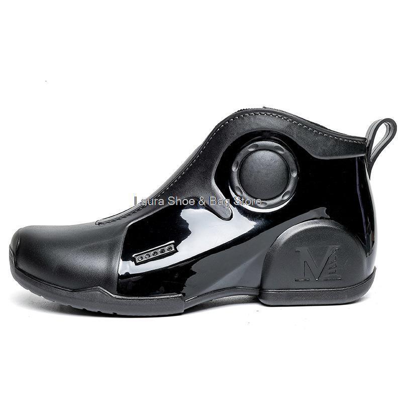 Safety Shoes Waterproof Men Boots Fashion Rain for Man Outdoor Fishing Male Water Kitchen Footwear Men s Ankle RainBoot 230503