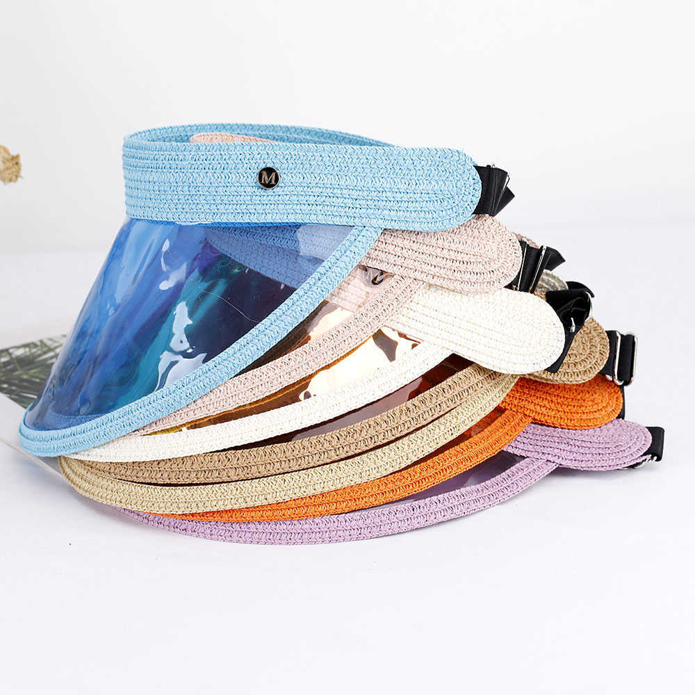 Outdoor Hats Empty top cap Women's summer hat Golf cap Transparent caps Summer hat Women's hat sun visor uv protection solar hat Hiking hat 