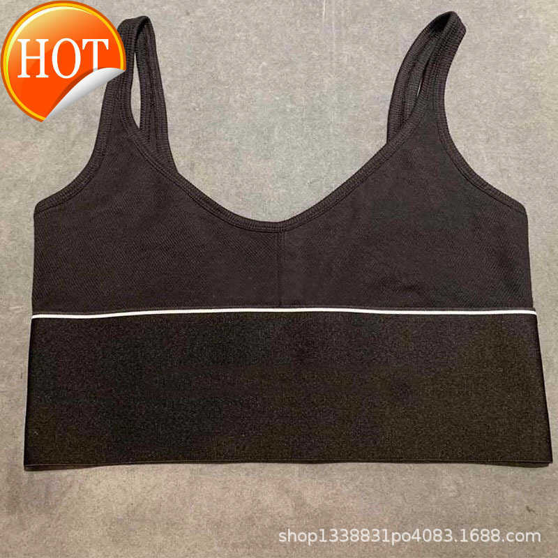 King 2019 summer New Black Slim letter sports vest women' sense of breast wrapping sling tide, Gray
King 2019 summer New Black Slim letter sports vest women' sense of breast wrapping sling tide, Gray