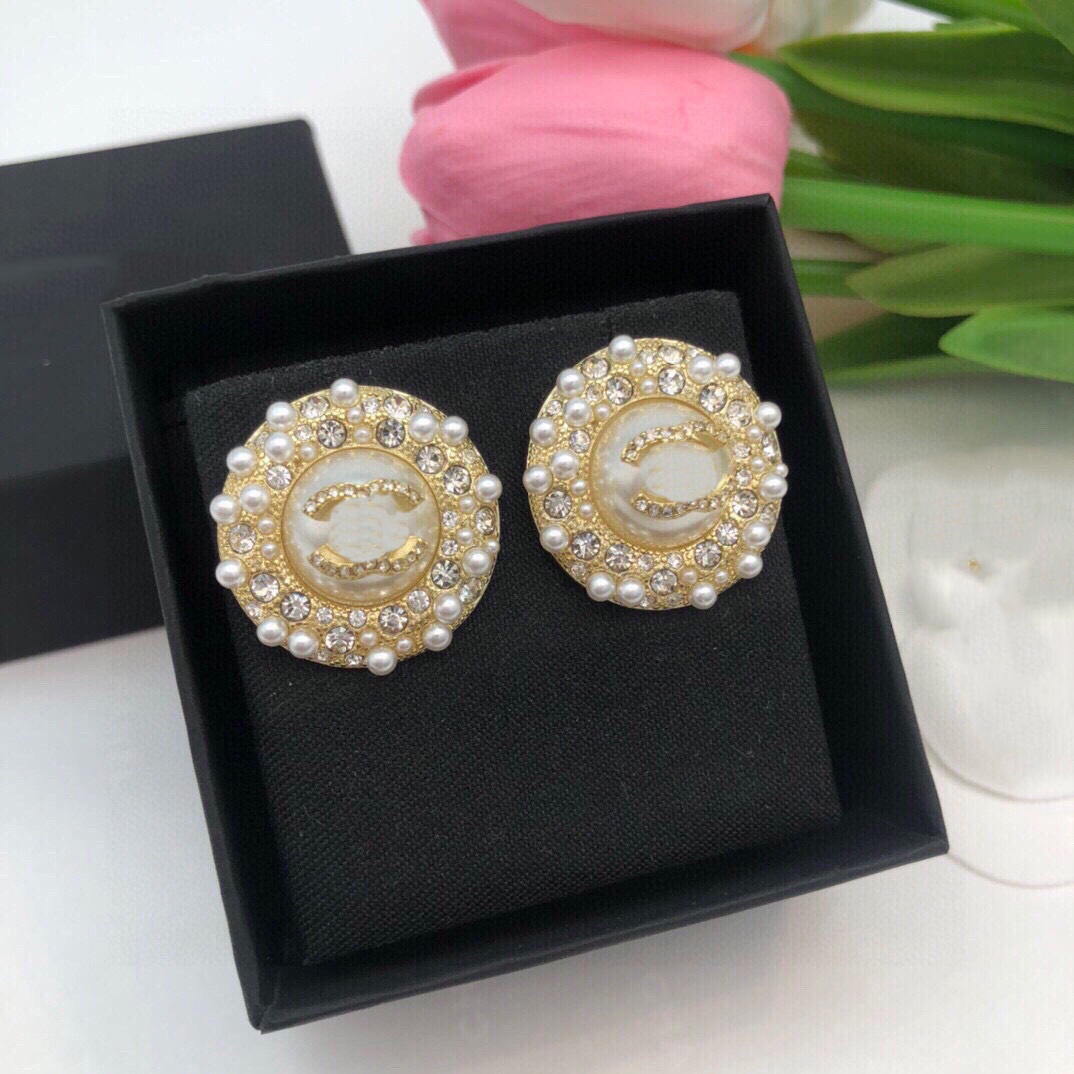 Classic C Earing Designer Jewelry For Lady Women CCity Stud Holiday Party Earring Woman Wedding Engagement Fashion Gold Earrings high-quality Gift 5w3