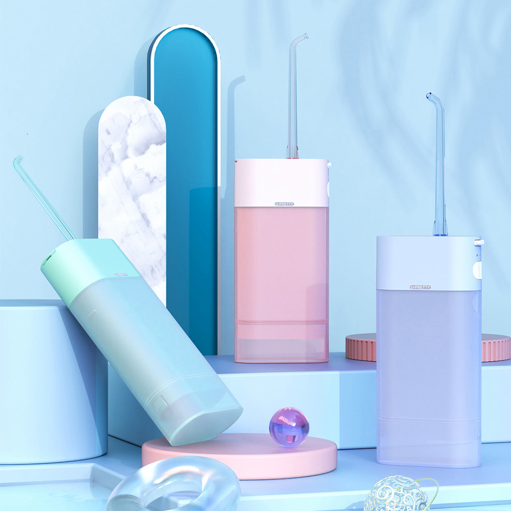Other Oral Hygiene IPX7 Waterproof Mini S3 Oral Irrigator Portable Dental Bucal Ultrasonic 360° Rotating Nozzle For Tooth 130ml Cleaner Waterpulse 230