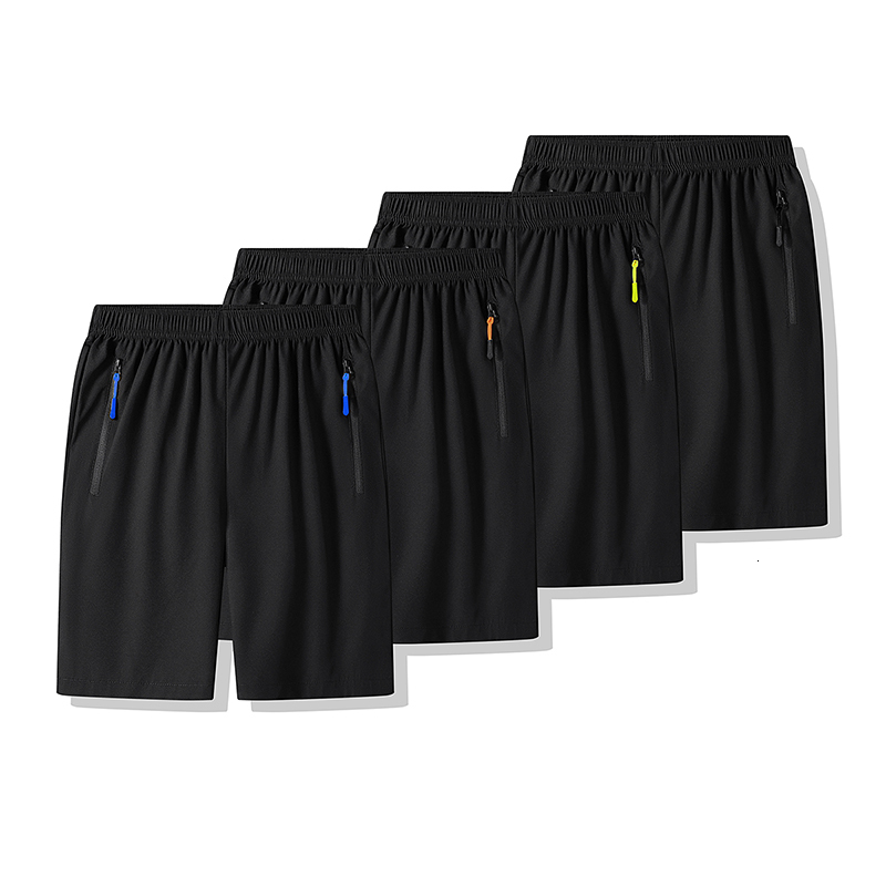 Men's Shorts Summer Can Wear 100Kg Shorts Men'S Sports Casual 5-Point Trouser Teenagers' Four Side Elastic Breathable Quick Drying Pant