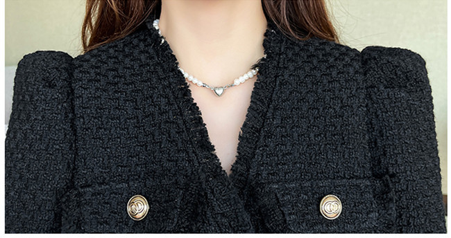 Two Piece Dress WIGADFHK Winter Vintage Tweed Two Piece Women Outfits Woolen Short Jacket Coat Tassels Midi Pencil Skirt Suits Autumn 230503