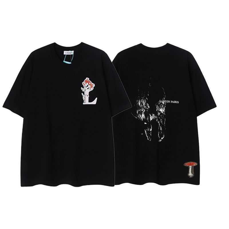 Designer Lanvins t Shirts Mens Women Cottons Tops Man s Casual Shirt Luxurys Clothing Street Shorts Sleeve Clothes Black
Designer Lanvins t Shirts Mens Women Cottons Tops Man s Casual Shirt Luxurys Clothing Street Shorts Sleeve Clothes Black