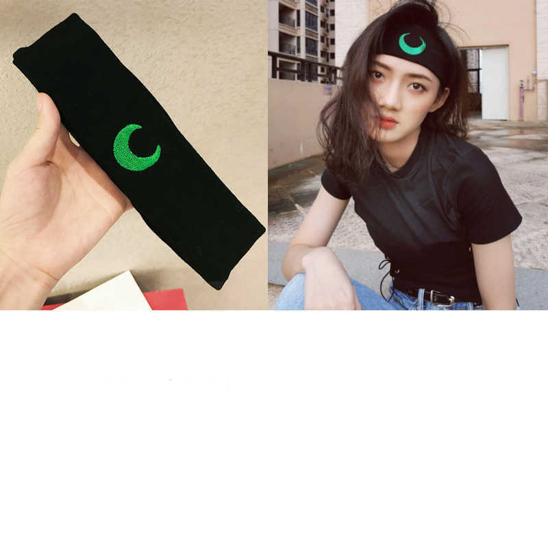 Headbands Hot sale moon sports yoga hair bands simple wash head band hair sets wide knit headband Korean accessories hair accessories J230502