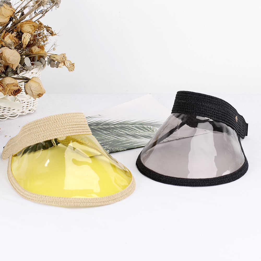Outdoor Hats Empty top cap Women's summer hat Golf cap Transparent caps Summer hat Women's hat sun visor uv protection solar hat Hiking hat 
