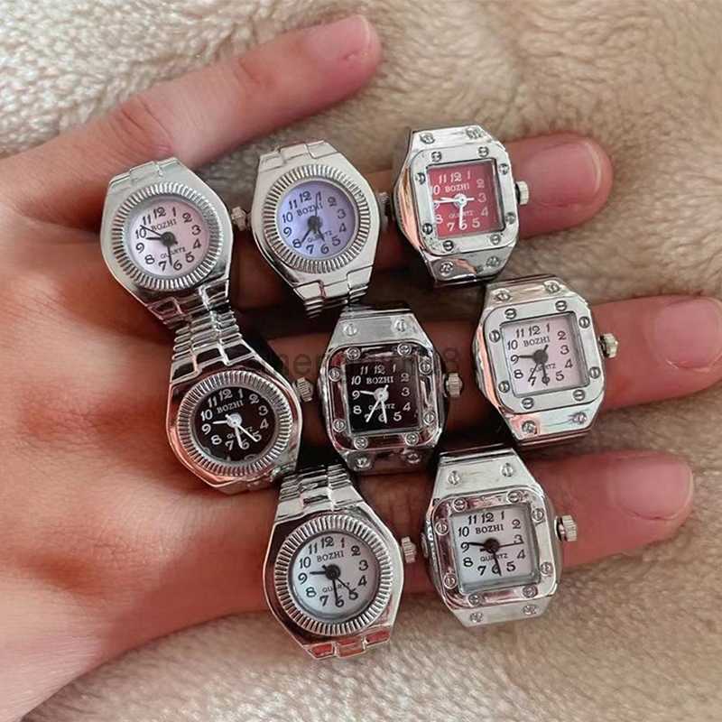 Band Rings Vintage Punk Finger Watch Mini Elastic Strap Alloy es Couple Jewelry Clock Retro Roman Quartz Women Girls Y23
Band Rings Vintage Punk Finger Watch Mini Elastic Strap Alloy es Couple Jewelry Clock Retro Roman Quartz Women Girls Y23