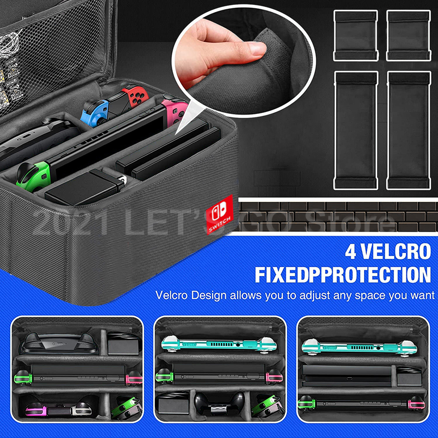Cases Covers Bags Nintend Switch OLED Travel Carrying Case Portable Storage Messenger Bag for Console Game Accessories 230503