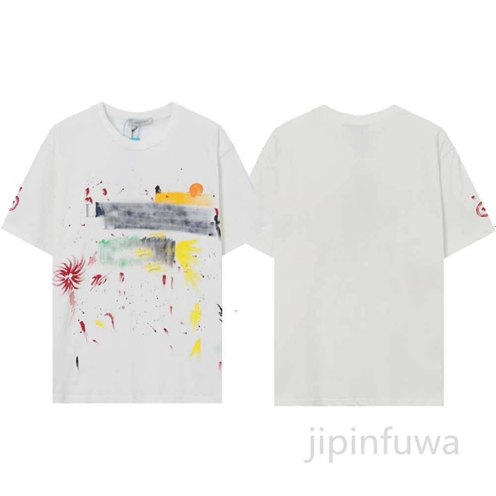 Women t Shirts 2023 Lanvins Designer Men's Cotton Tees Color Ink Splashing Hand-painted Graffiti Sports Casual Short Sleeves T-shirts T3gv, White
Women t Shirts 2023 Lanvins Designer Men's Cotton Tees Color Ink Splashing Hand-painted Graffiti Sports Casual Short Sleeves T-shirts T3gv, White