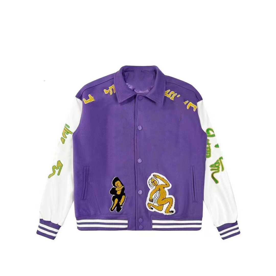 Mens Jackets Baseball Varsity Jacket Letter Stitching Embroidery Autumn and Winter Men Loose Causal Outwear Coats0tai
Mens Jackets Baseball Varsity Jacket Letter Stitching Embroidery Autumn and Winter Men Loose Causal Outwear Coats0tai