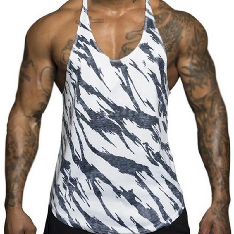 Men's Tank Tops Gym Men Fitness Clothing Sexy Slim Sports Workout Bodybuilding Vest Breathable Sleeveless Shirt 230428Z