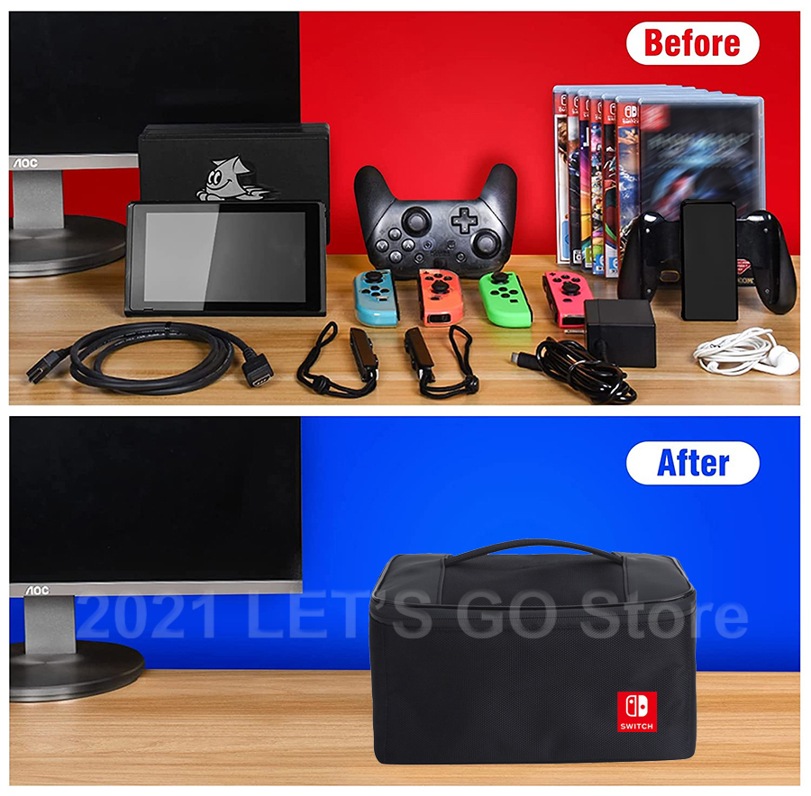 Cases Covers Bags Nintend Switch OLED Travel Carrying Case Portable Storage Messenger Bag for Console Game Accessories 230503