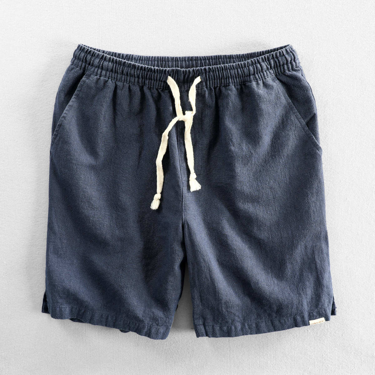 Men's Shorts Men Summer 100% Linen Shorts Japan Candy Color Beach Holiday Home Male Simple Casual Slim Fit Harajuku Soft Thin Shorts Pants 230503