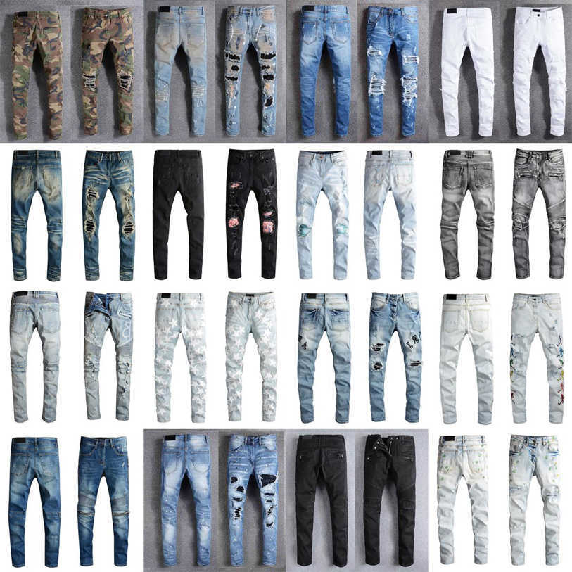 Designers Jeans Distressed Luxurys France Fashion Pierre Straight Men's Biker Hole Stretch Denim Casual Jean Men Skinny Pants Elasticit, 21
Designers Jeans Distressed Luxurys France Fashion Pierre Straight Men's Biker Hole Stretch Denim Casual Jean Men Skinny Pants Elasticit, 21