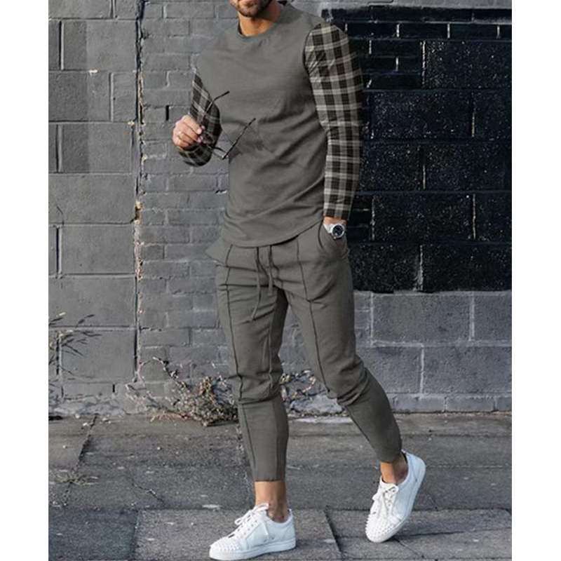 Men's Tracksuits Fashion Man Sets Long-Sleeve T Shirt Sweatpants Suit 3D Printed Sportswear Men's Clothing Trousers Tracksuit Big Size 23050