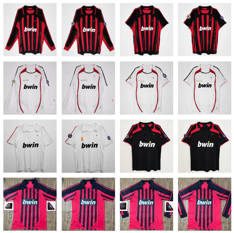 2006 2007 2008 Ac MILANS Retro Soccer Jerseys 06 07 08 long sleeve Kaka Baggio Maldini VAN BASTEN Pirlo Inzaghi Beckham Gullit Shevchenko Vintage Shirt Classic Kit
2006 2007 2008 Ac MILANS Retro Soccer Jerseys 06 07 08 long sleeve Kaka Baggio Maldini VAN BASTEN Pirlo Inzaghi Beckham Gullit Shevchenko Vintage Shirt Classic Kit