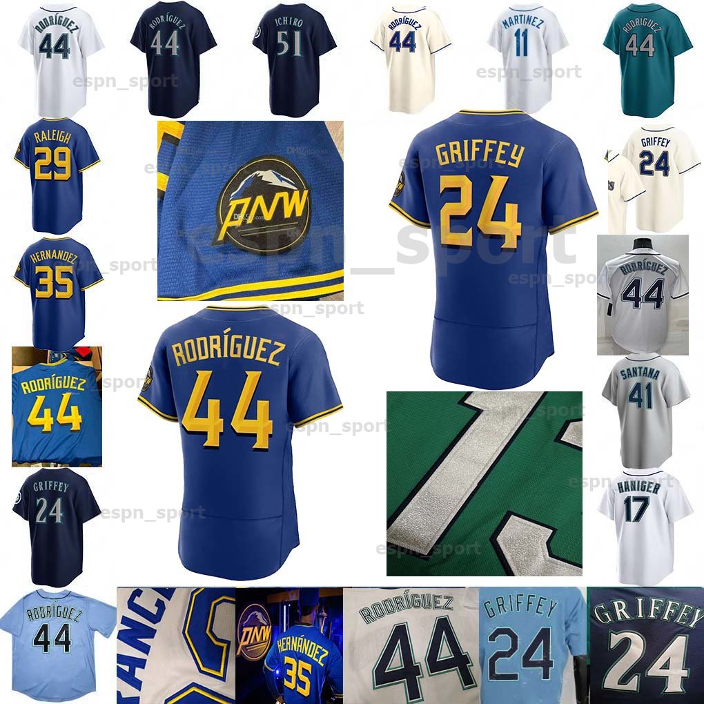 

Men Women Youth 44 Julio Rodriguez 2023 City Connect Baseball Jersey Ken Griffey Jr. Jarred Kelenic Seattle JP Crawford Suzuki Ichiro Cal Raleigh Mariners Kolten Wong, Colour 16