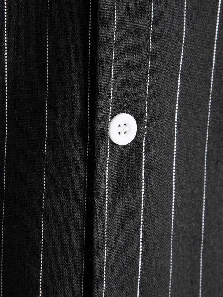 Men's Casual Shirts Striped Shirt for Men Cotton Short Sleeves Button Blouses Casual Turn-down Collar Shirt Summer Streetwear Overshirts Tops 230