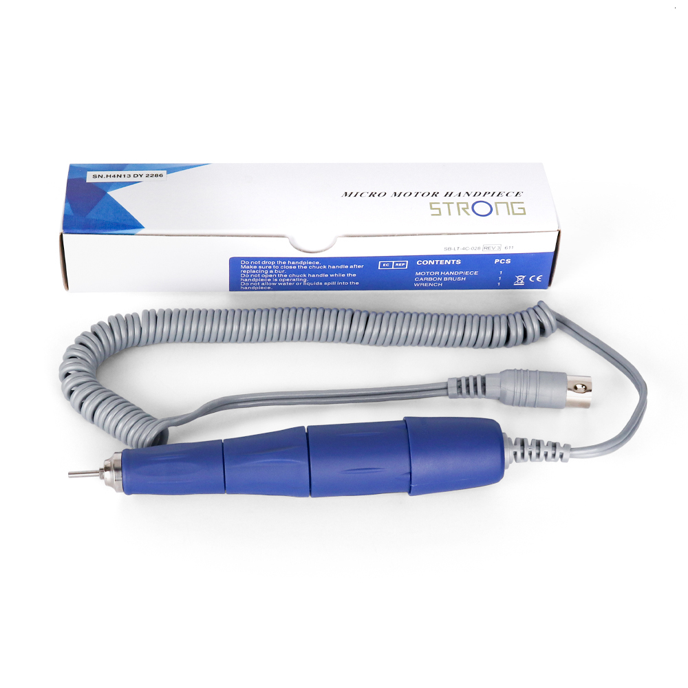 Nail Art Equipment Strong 210 Nail Drill Handle Manicure Machine 35000RPM 105L Electric Nail Drill Handpiece Pedicure Bit File Polish Nail Art Tool 23