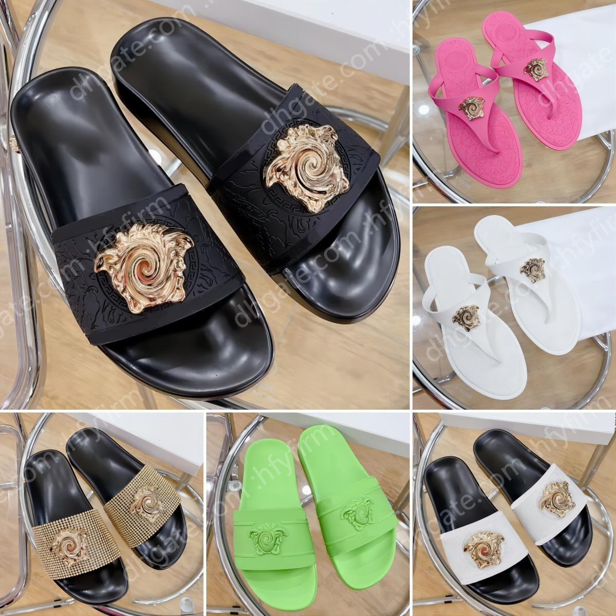 mens slides Barocco slippers designer Palazzo pool slipper sandles Medusa Gold And Black Baroque slides designer women Glitter Classic gold head mens sliders, Color 27
mens slides Barocco slippers designer Palazzo pool slipper sandles Medusa Gold And Black Baroque slides designer women Glitter Classic gold head mens sliders, Color 27