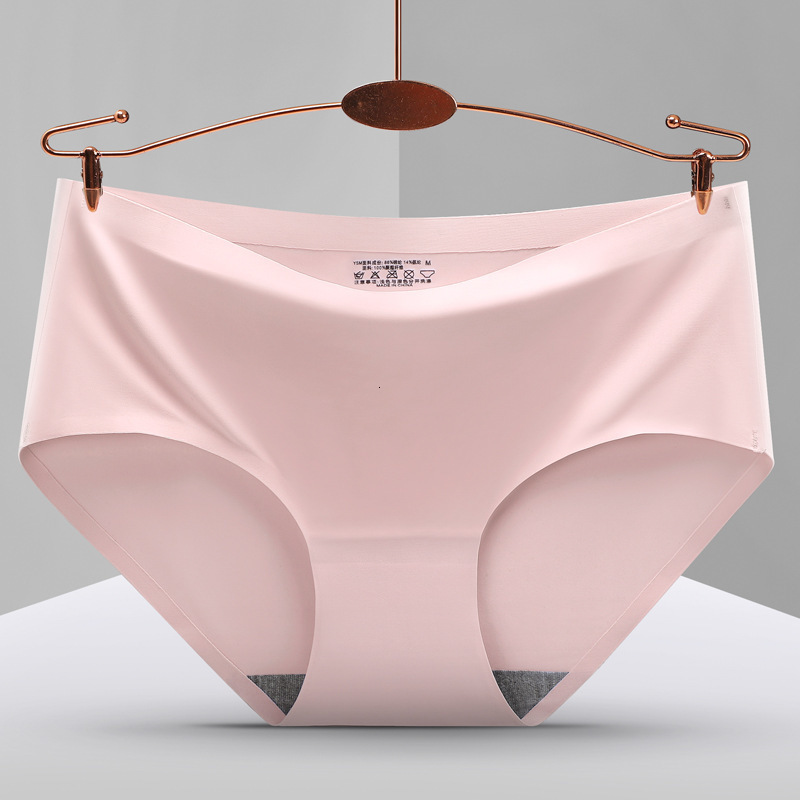 Womens Panties TrowBridge 10PCSSet Womens Panties Solid Seamless Underwear Plus Size Comfortable Briefs Silk Satin Lingerie Health Underpants 230503