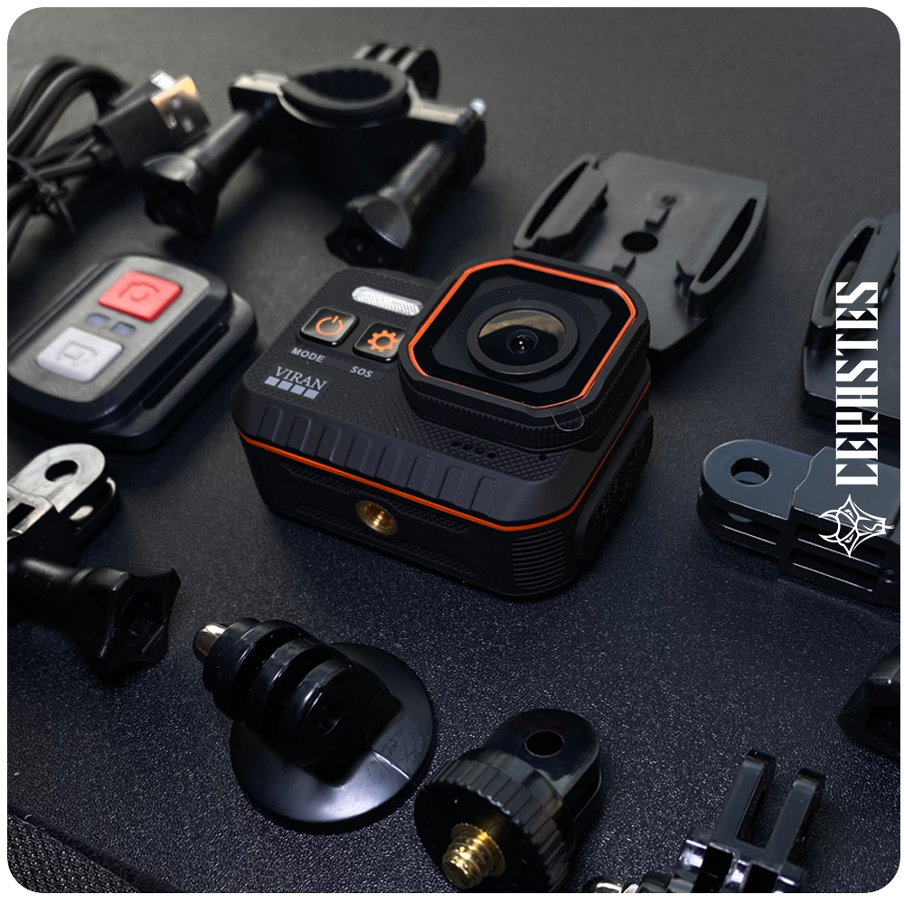 Digital Cameras CERASTES Action 4K60FPS With Remote Control Screen Waterproof Sport drive recorder Sports Helmet Cam 230503