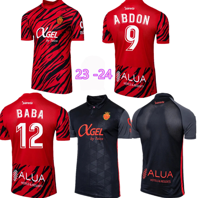 23 24 RCD Mallorca Mens Soccer Jerseys SANCHEZ ABDON A. RAILLO VALJENT MURIQI BABA GRENIER Home Away Football Shirt, Black
23 24 RCD Mallorca Mens Soccer Jerseys SANCHEZ ABDON A. RAILLO VALJENT MURIQI BABA GRENIER Home Away Football Shirt, Black