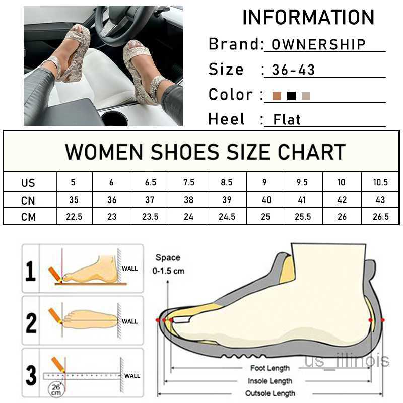 Dress Shoes Women Serpentine Sandals Female Glatform Platform Flat Ladies Casual Summer Buckle Shoes Women's Beach Footwear Plus Size