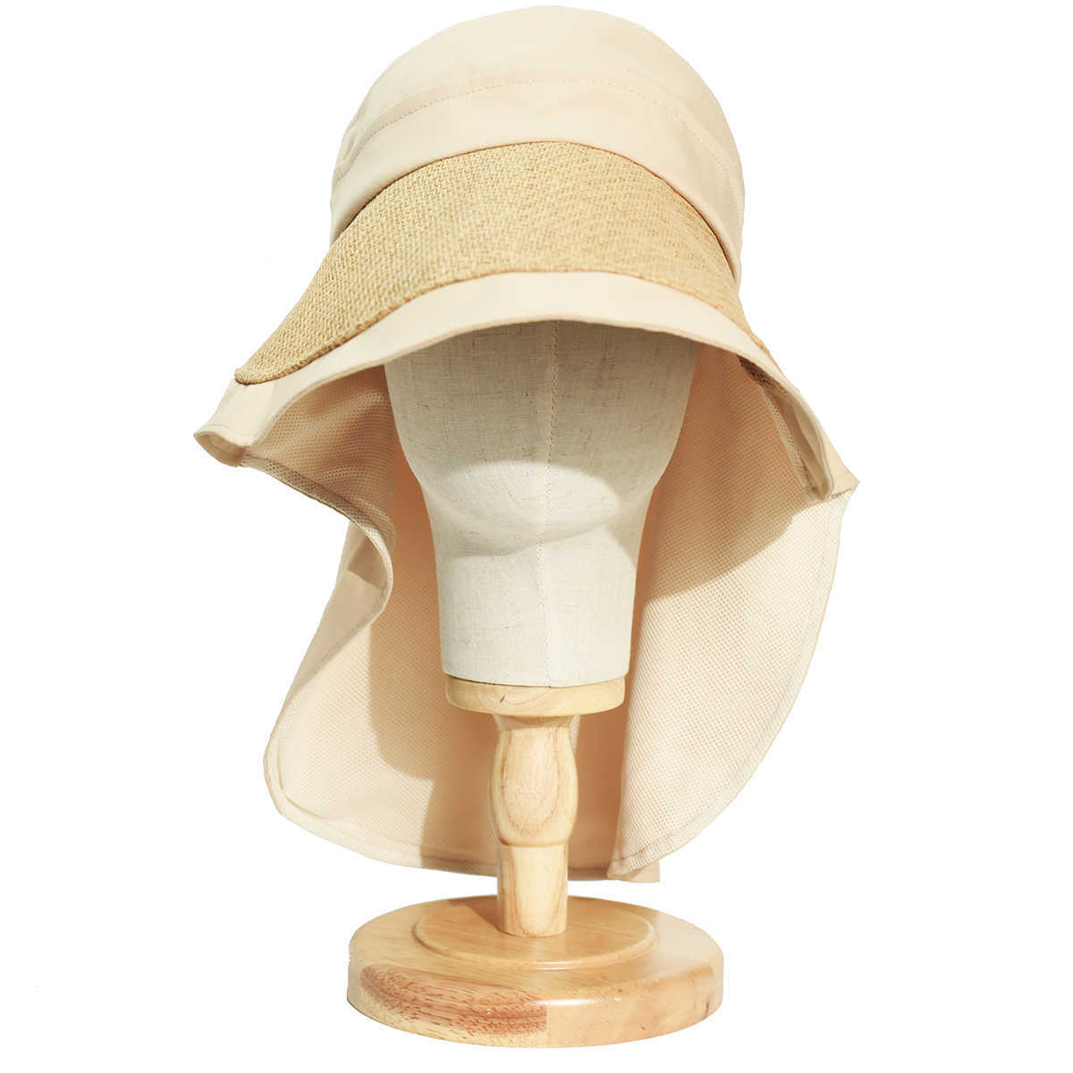 Outdoor Hats Women Sun Hat Wide Large Brim Fisherman Hat Summer Outdoor Fishing Hiking UV Anti Neck Protection Shawl Visor Cap Ladies Hat Bon J230502