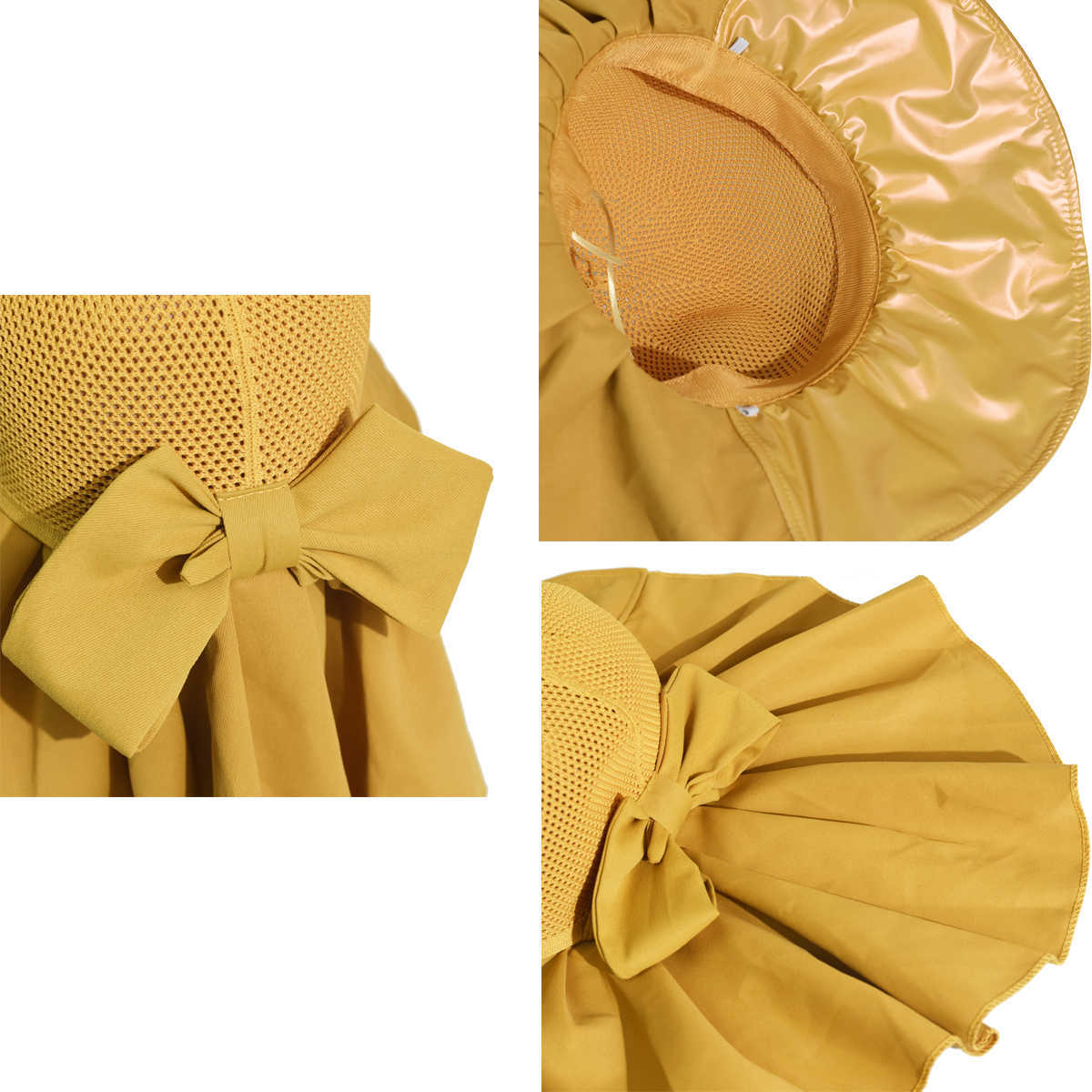 Outdoor Hats Women Wide Large Brim Sun Hat UV Anti Neck Protection Shawl Visor Cap Summer Outdoor Fishing Hiking Bucket Hat Ladies Hat Bonnet J0502