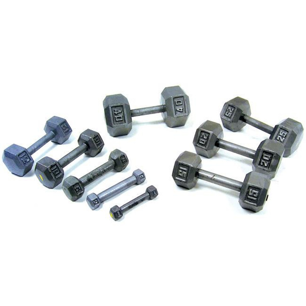 YorkBarbell 3461 3lbs Cast Iron Hex Dumbbell