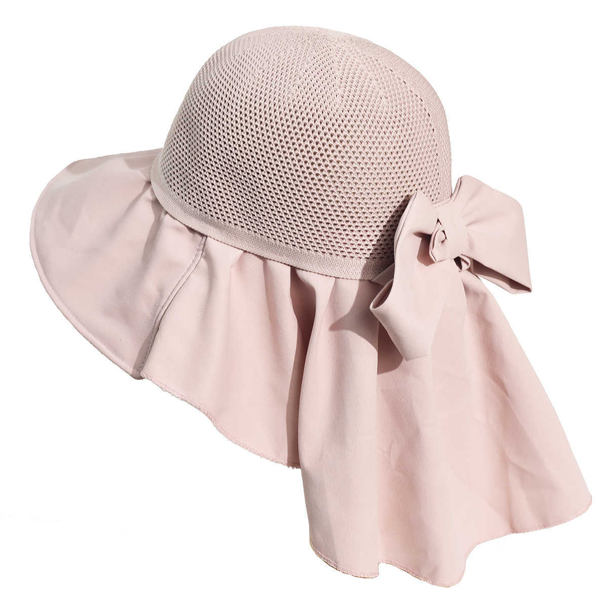 Outdoor Hats Women Wide Large Brim Sun Hat UV Anti Neck Protection Shawl Visor Cap Summer Outdoor Fishing Hiking Bucket Hat Ladies Hat Bonnet J0502