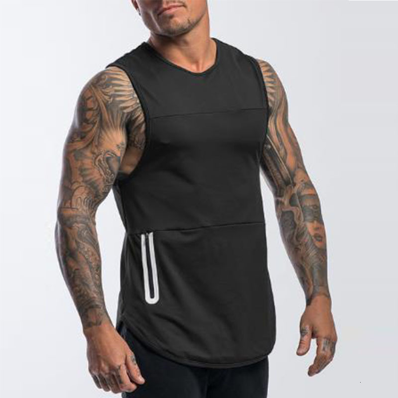 Men's Tank Tops Sports men's vest color muscle fitness summer models European and American sports quickdrying leisure 230428Z