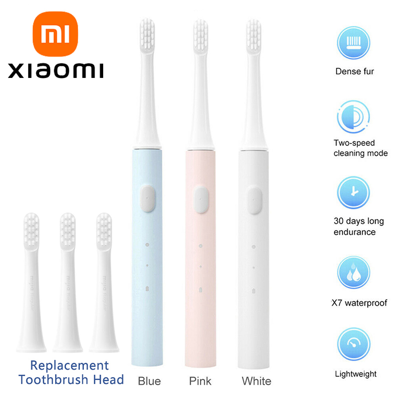 XIAOMI Mijia T100 Sonic Electric Toothbrush Mi Smart Tooth Brush Colorful USB Rechargeable IPX7 Waterproof For Toothbrushes head
XIAOMI Mijia T100 Sonic Electric Toothbrush Mi Smart Tooth Brush Colorful USB Rechargeable IPX7 Waterproof For Toothbrushes head