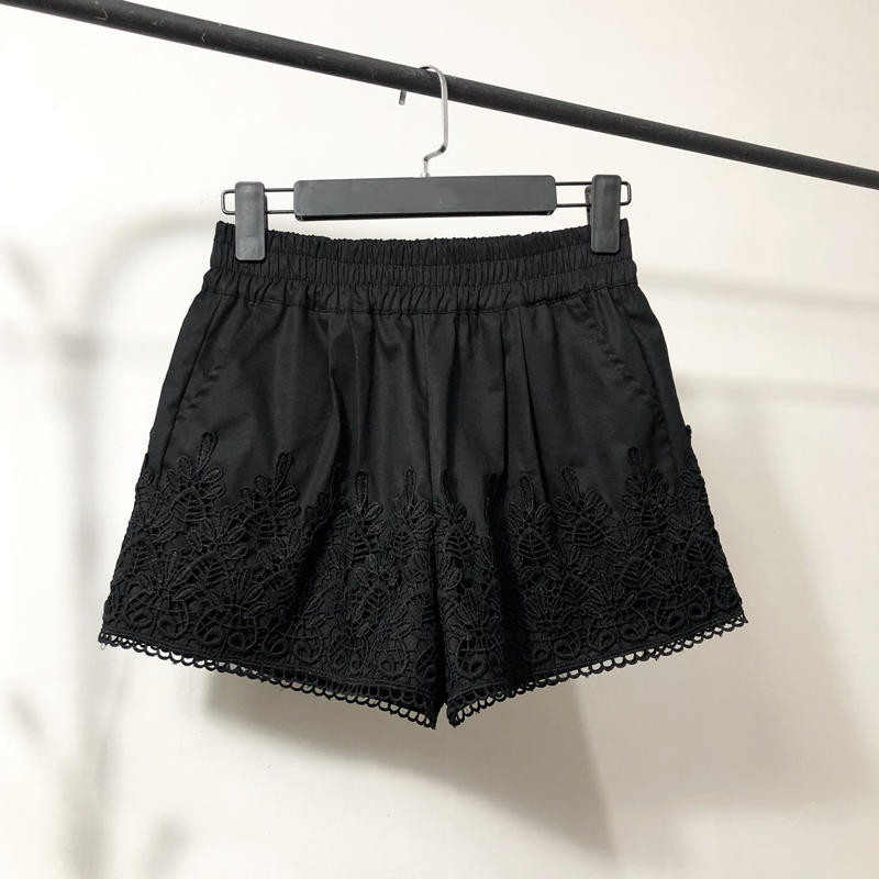 Women's Shorts Spring Summer Lace Shorts Women Clothes Casual Harajuku High Waist Mini Shorts Feminino Loose Straight Wide Leg Shorts Q4014 23050