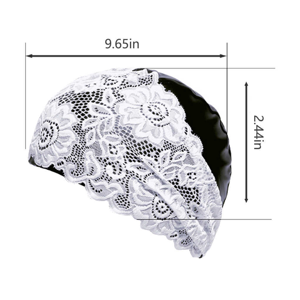 Swimming caps Adults Swimming Cap Lace Waterproof Swimmer Hat Decorative Swim Headgear Indoor Outdoor Pool Hair Protector Training J230502