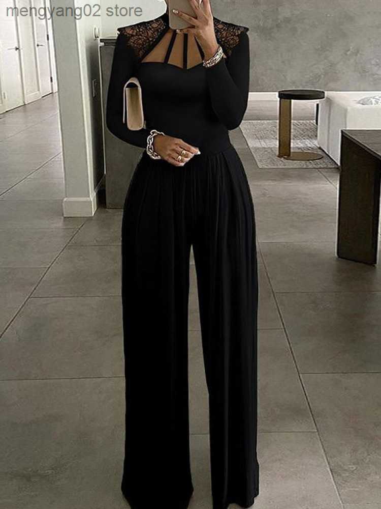 Women's Jumpsuits Rompers Floral Print Jumpsuit Summer Chic Women Straight Party Overalls Y2k Club Romper Elegant Off Shoulder Sleeveless Party J