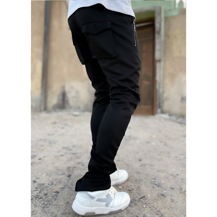 Men's Pants Streetwear Men's Multi Pockets Cargo Harem Pants Hip Hop Casual Male Track Pants Joggers Trousers Fashion Harajuku Men Pants 230