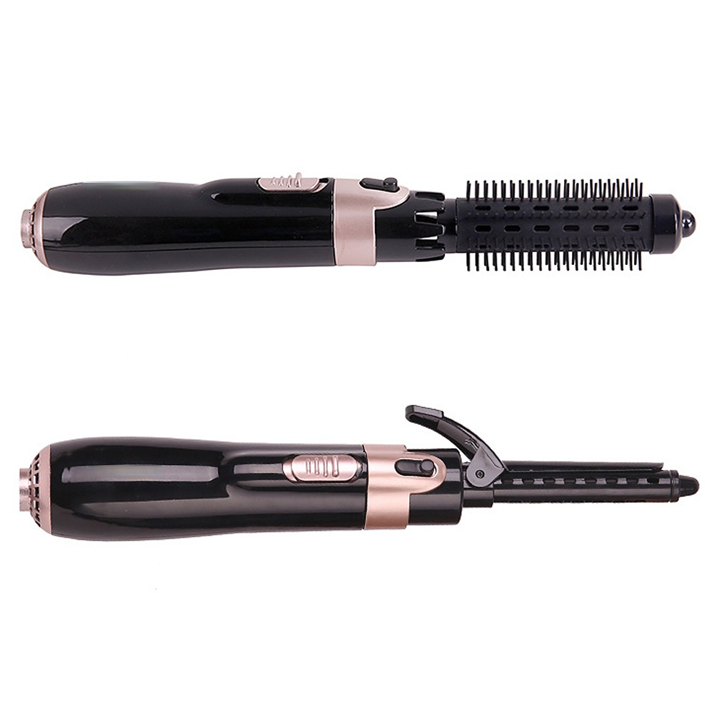 Curling Irons 4 In 1 Multifunction Air Brush Heating Comb Electric Hair Dryer Curler Staightener Rotating Blower Iron Styler 230504