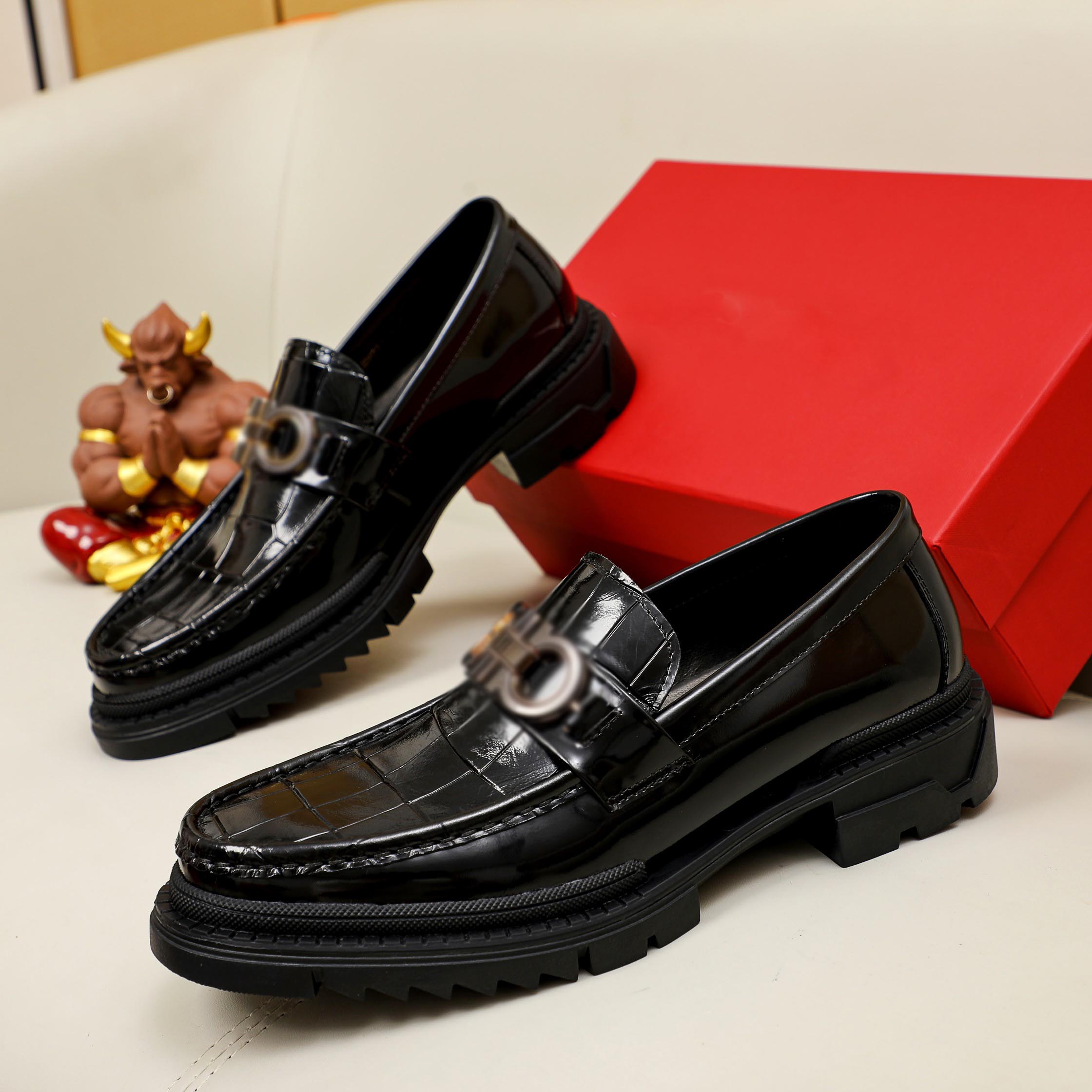 Designer's new casual men's shoes business real leather cover foot shoes soft comfortable leather shoes, Color1
Designer's new casual men's shoes business real leather cover foot shoes soft comfortable leather shoes, Color1