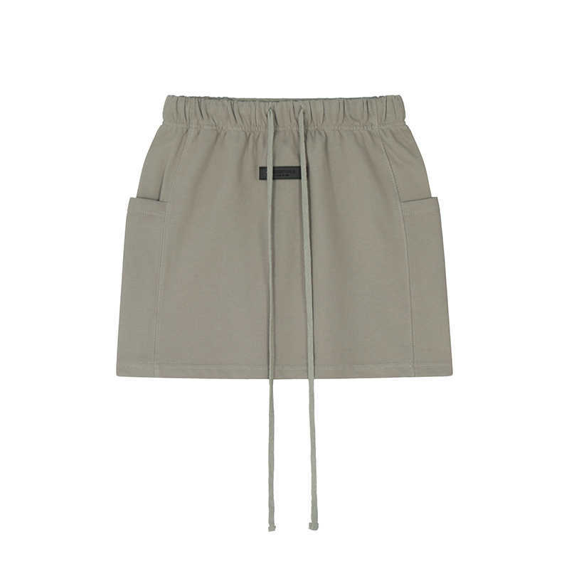 Designer Clothing Womens Skirts Fears Of God Dear of for Women Ss22 Double Essen Drawstring Side Pockets Straight Half Skirt Short Skirt Sexy Wrap Hip Slim High Waist, Brown
Designer Clothing Womens Skirts Fears Of God Dear of for Women Ss22 Double Essen Drawstring Side Pockets Straight Half Skirt Short Skirt Sexy Wrap Hip Slim High Waist, Brown