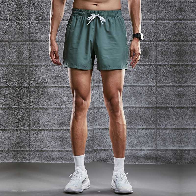 Men's Shorts Sports Shorts Mens Summer Thin Running Marathon Crops Fast Track and Field Training Basketball Fitness Pants Z0504