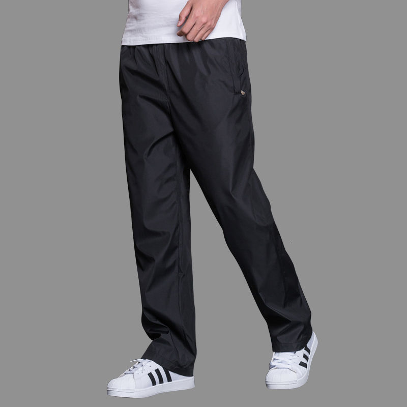 Men's Pants Men's Quick Drying Pants Elastic Waist Summer Men Breathable Pants polyester sport Pants Mens Straight sweatpants 230504