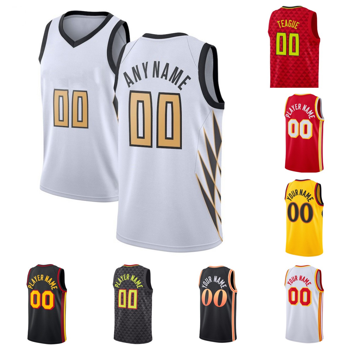 Men Women Youth Custom De'Andre 12 Hunter Bogdan 13 Bogdanovic Dejounte 5 Murray John 20 Collins Trae 11 Young Basketball Jersey, As pic
Men Women Youth Custom De'Andre 12 Hunter Bogdan 13 Bogdanovic Dejounte 5 Murray John 20 Collins Trae 11 Young Basketball Jersey, As pic