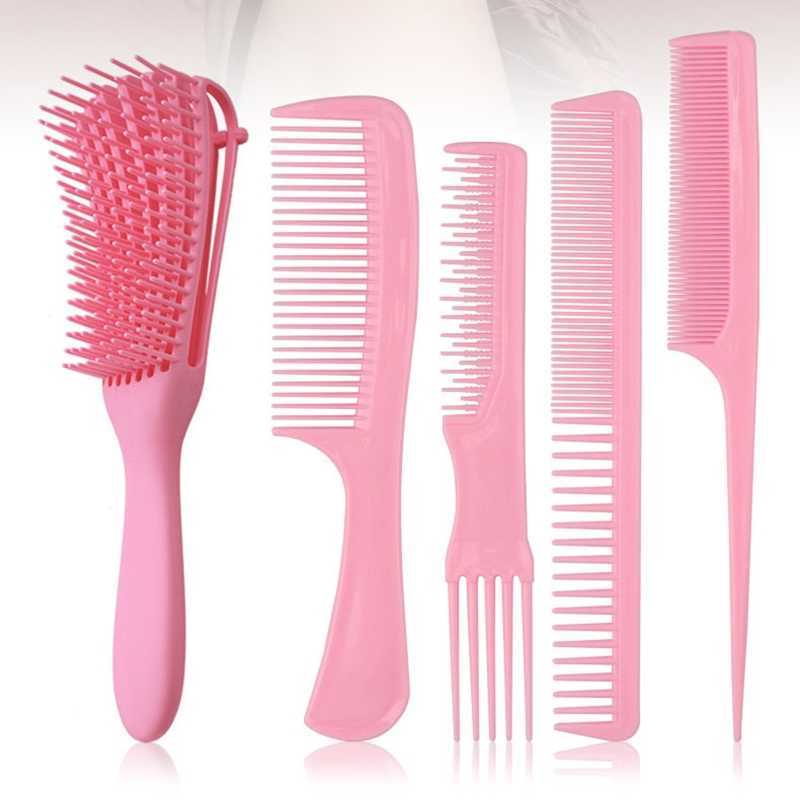 Hair Brushes 9pcs Hair Cutting Comb Barber Hair Styling Combs Wide Fine Teeth Set Anti Static Hairdressing Tool for Men Women Salon Home Use L231225